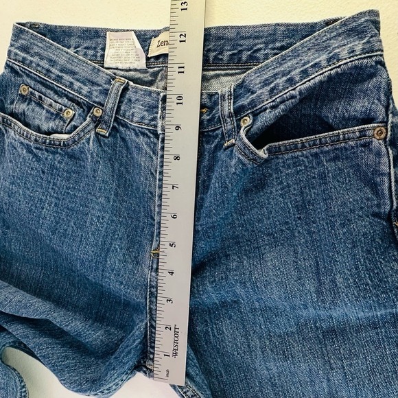 Zena Jeans Vintage High Rise Women Size 4 Medium Wash Straight Leg - Picture 7 of 11